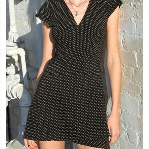 Brandy Melville Wrap Polka Dot Dress